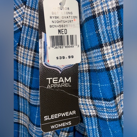 NFL Women’s Detroit Lions Medium Flannel - Picture 5 of 5